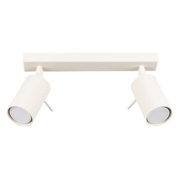 Plafonieră crem 6x30 cm Etna – Nice Lamps Plafonieră crem 6x30 cm Etna – Nice Lamps